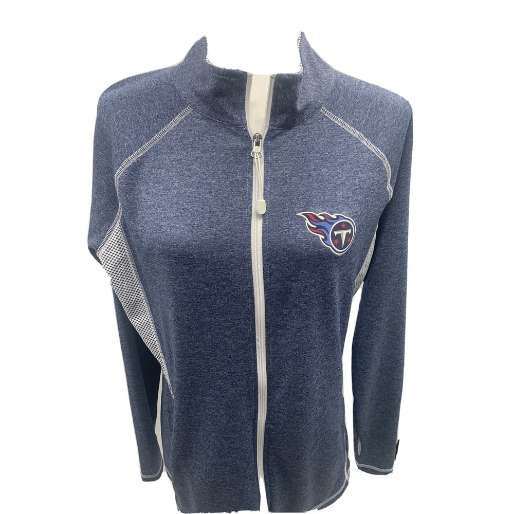 Tennessee Titans NFL Jacket MAJESTIC FAN FASHION Women's Full Zip Athletic XL